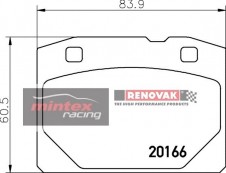Brzdové destičky Mintex Racing F4R Lada 2107
