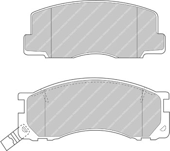 Brzdové destičky Ferodo Premier FDB930