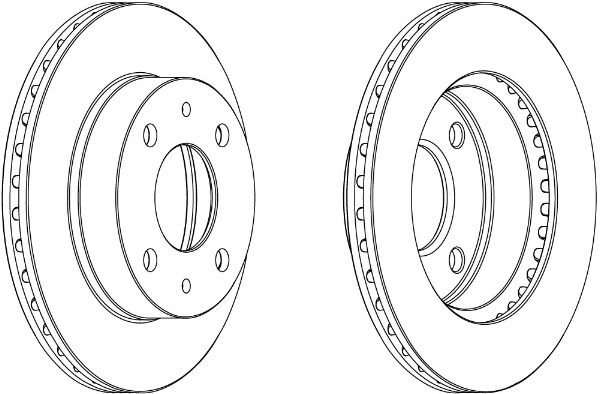 brzdové kotouče Ferodo Premier DDF1858