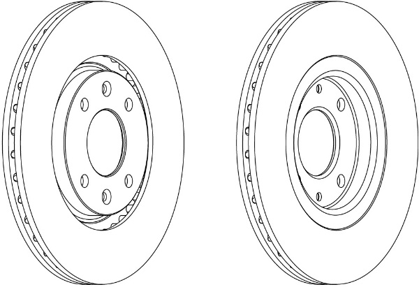 brzdové kotouče Ferodo Premier DDF489