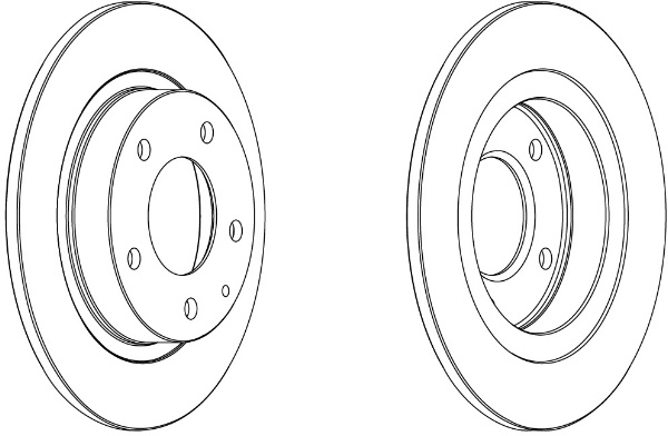 brzdové kotouče Ferodo Premier DDF524
