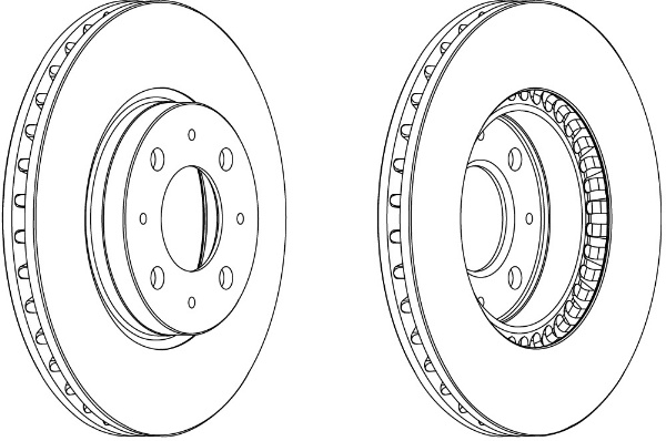 brzdové kotouče Ferodo Premier DDF604