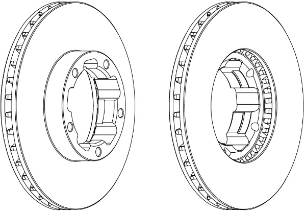 brzdové kotouče Ferodo Premier DDF668
