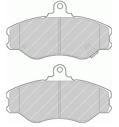 Brzdové destičky Ferodo Premier FVR1014