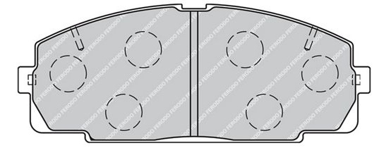 brzdové destičky Ferodo Premier FVR1884