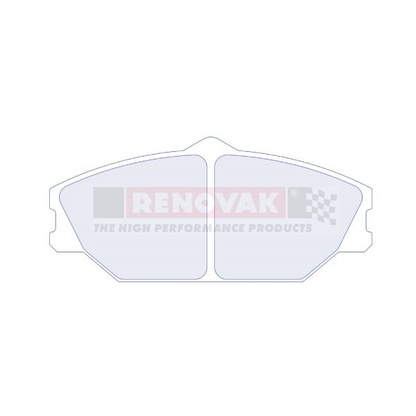 přední brzdové destičky CL Brakes 4026RC6 Renault Clio IIB_, (BCB_) 2.0 16V Sport 124 kw / 169 HP