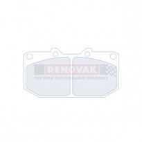 přední brzdové destičky Subar Impreza WRX 2.0 16V Turbo 4WD / 2.0 16V Turbo GT / P1 2.0 - CL Brakes 4047RC8R
