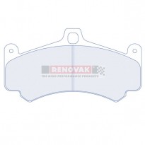 přední závodní & track days brzdové destičky sinter technology / front racing & track days pads CL Brakes 4126RC5+ Porsche 997 GT3 Cup / Brembo calipers