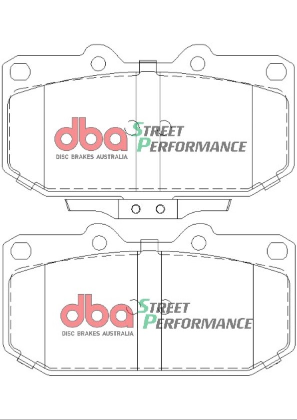 brzdové destičky DBA Street Performance (SP) DB1170SP