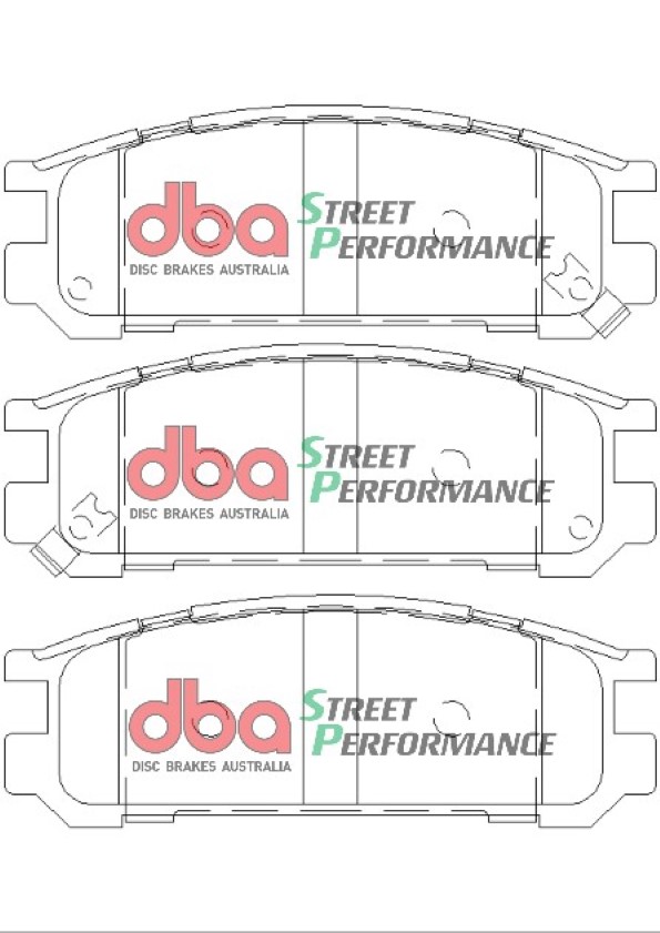 brzdové destičky DBA Street Performance (SP) DB1186SP