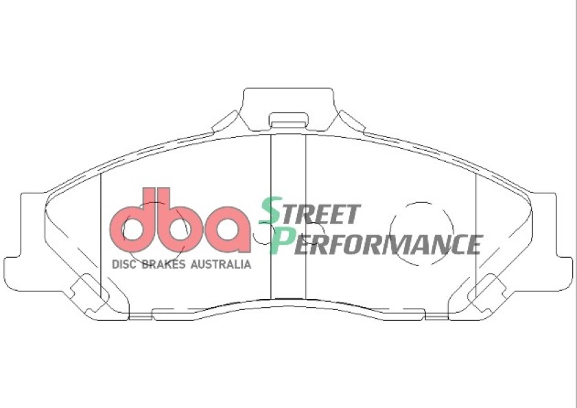 brzdové destičky DBA Street Performance (SP) DB1366SP