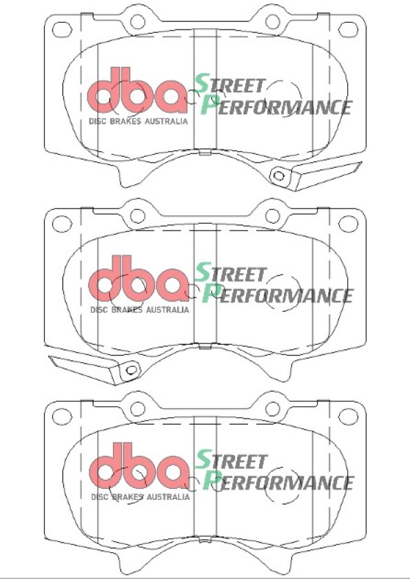brzdové destičky DBA Street Performance (SP) DB1482SP