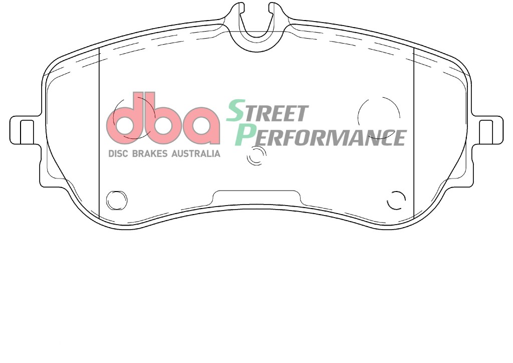 brzdové destičky DBA Street Performance (SP) DB15002SP