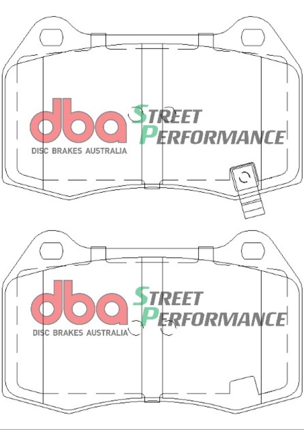 brzdové destičky DBA Street Performance (SP) DB1520SP