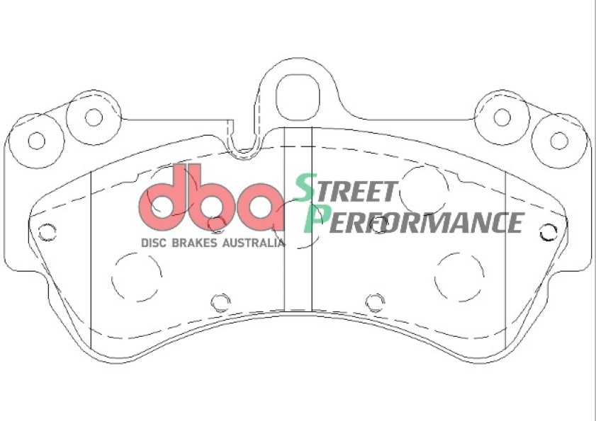 brzdové destičky DBA Street Performance (SP) DB1676SP