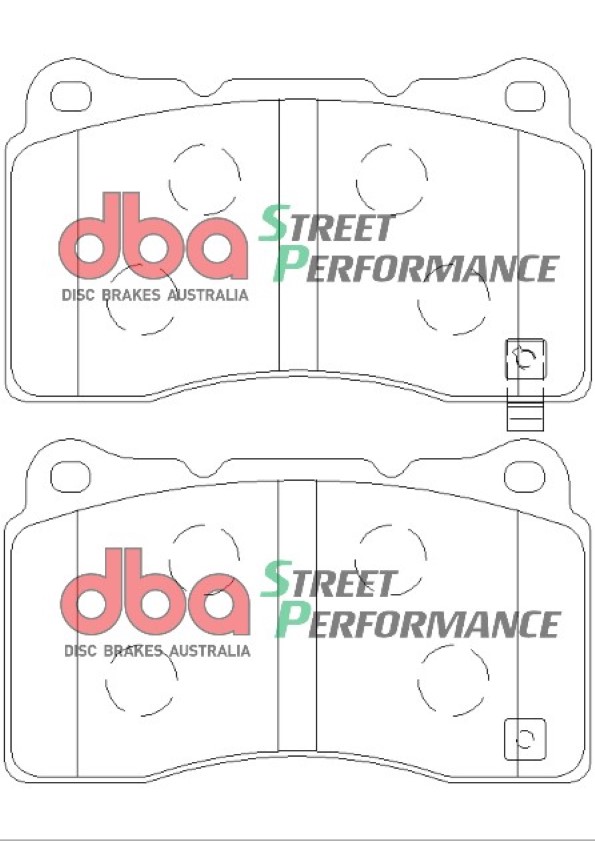 brzdové destičky DBA Street Performance (SP) DB1678SP