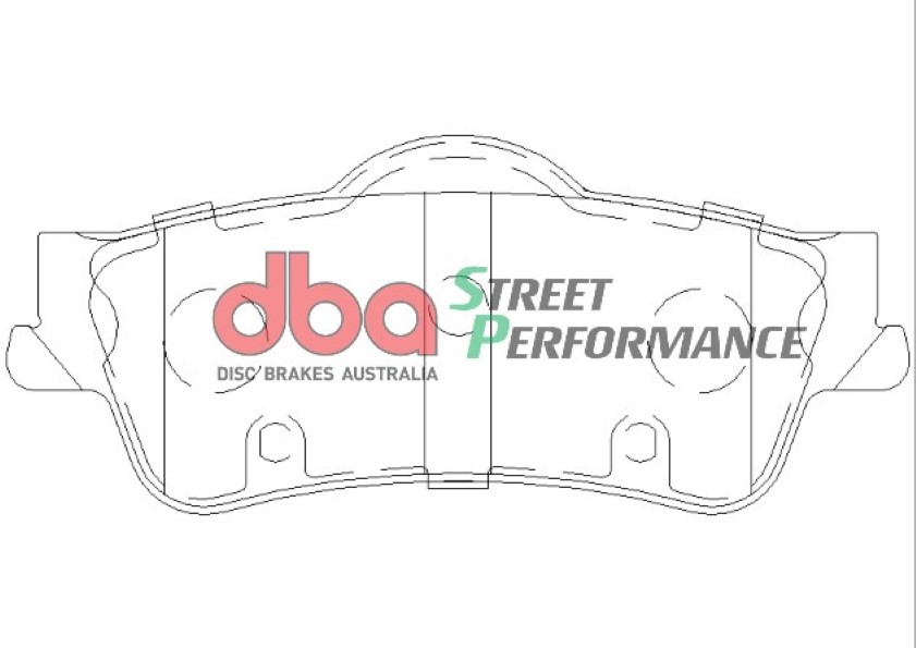 brzdové destičky DBA Street Performance (SP) DB1766SP