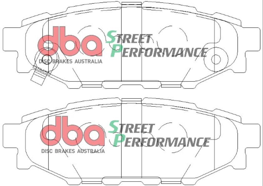 brzdové destičky DBA Street Performance (SP) DB1803SP