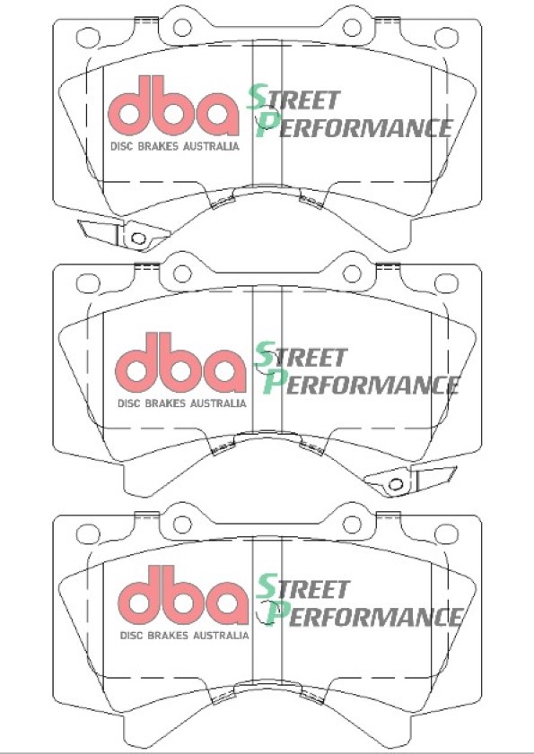 brzdové destičky DBA Street Performance (SP) DB1838SP