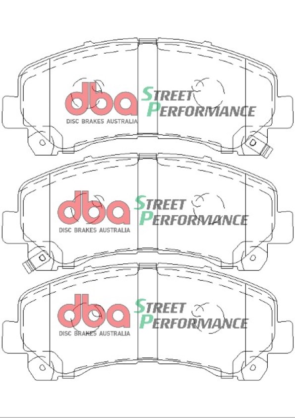 brzdové destičky DBA Street Performance (SP) DB1841SP