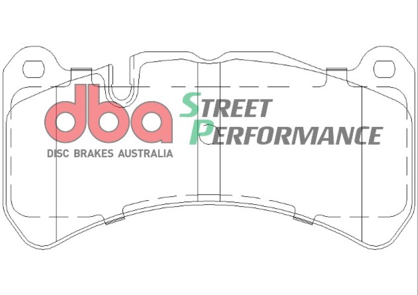 brzdové destičky DBA Street Performance (SP) DB1845SP