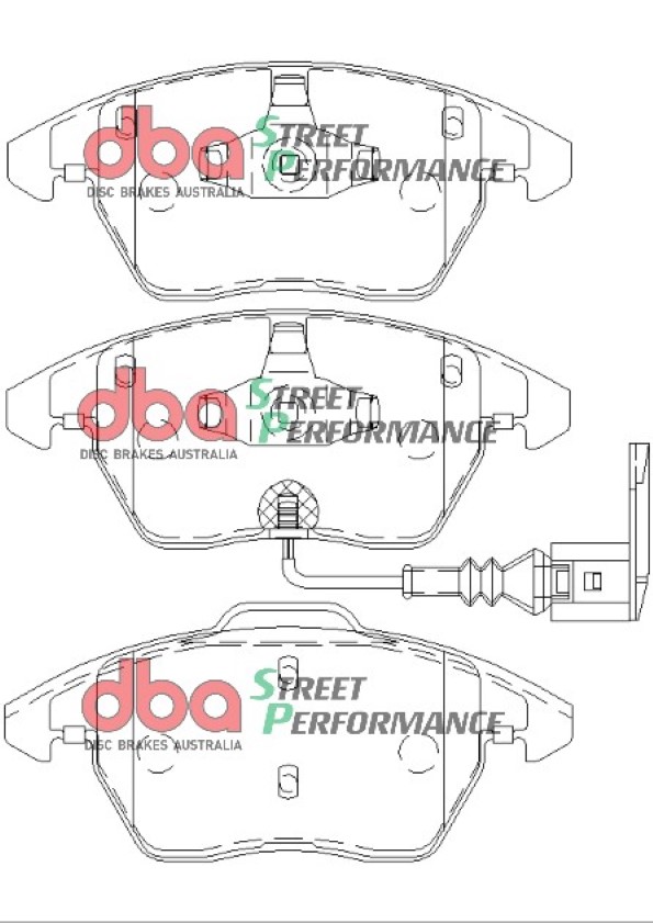 brzdové destičky DBA Street Performance (SP) DB1849SP