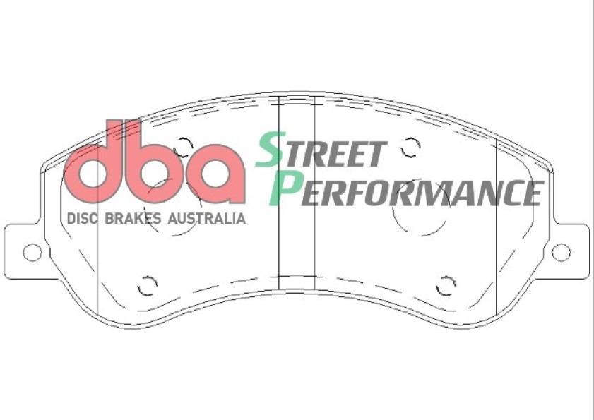 brzdové destičky DBA Street Performance (SP) DB1915SP