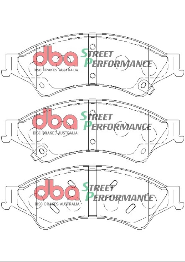 brzdové destičky DBA Street Performance (SP) DB2074SP