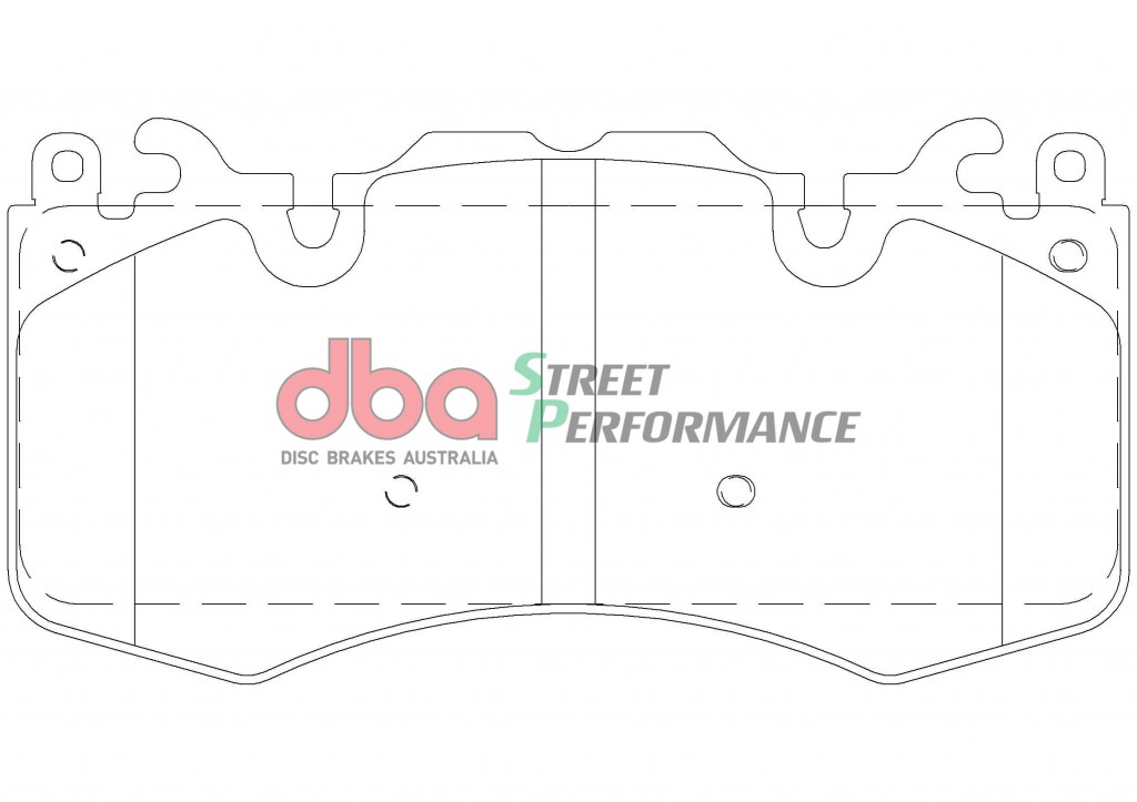 brzdové destičky DBA Street Performance (SP) DB2204SP