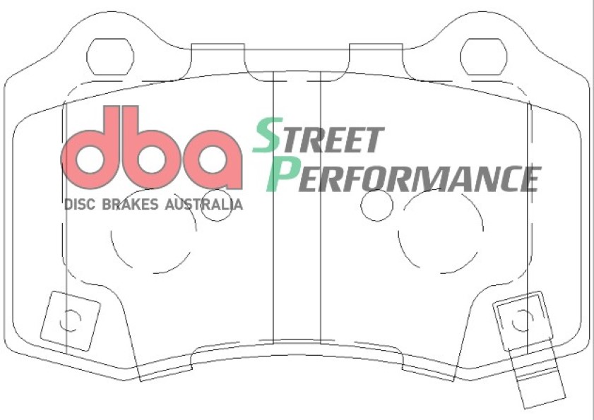 brzdové destičky DBA Street Performance (SP) DB2260SP