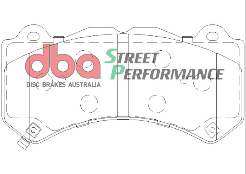 brzdové destičky DBA Street Performance (SP) DB2375SP