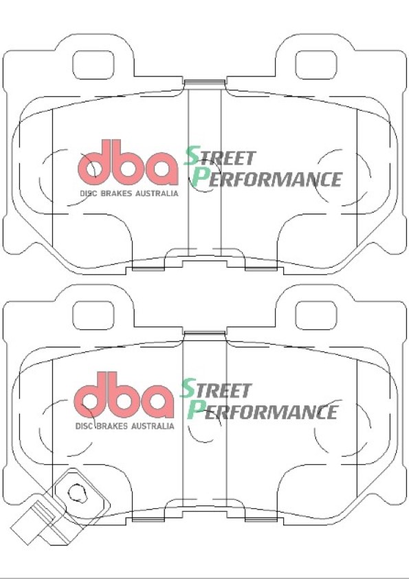 brzdové destičky DBA Street Performance (SP) DB2401SP