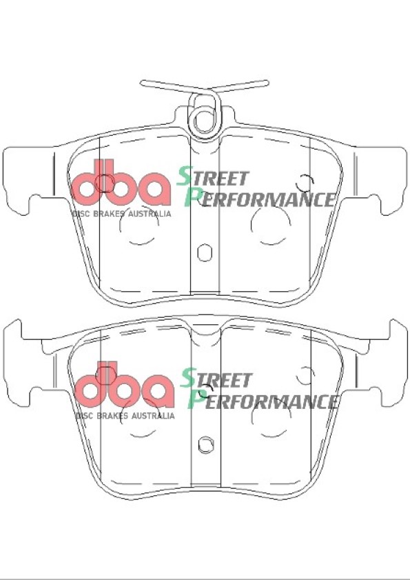 brzdové destičky DBA Street Performance (SP) DB2415SP