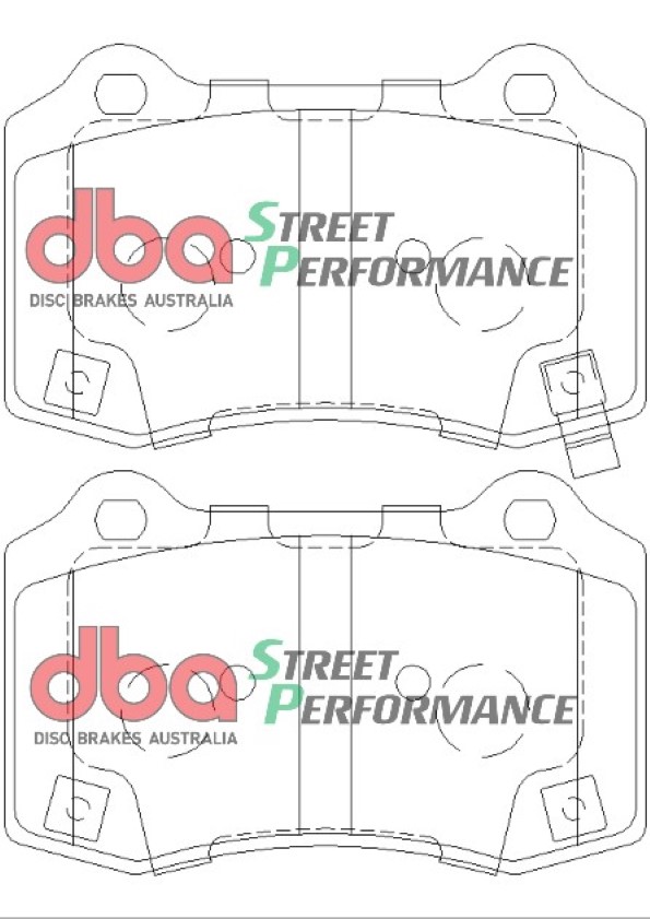 brzdové destičky DBA Street Performance (SP) DB8805SP