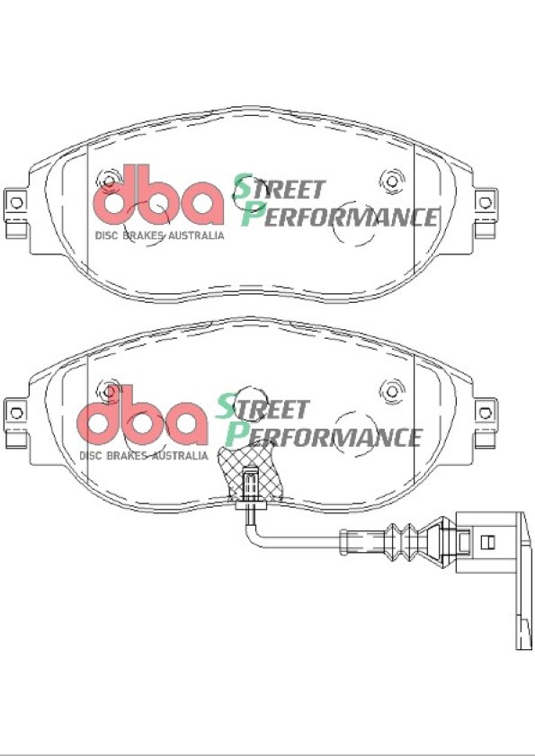 brzdové destičky DBA Street Performance (SP) DB8849SP