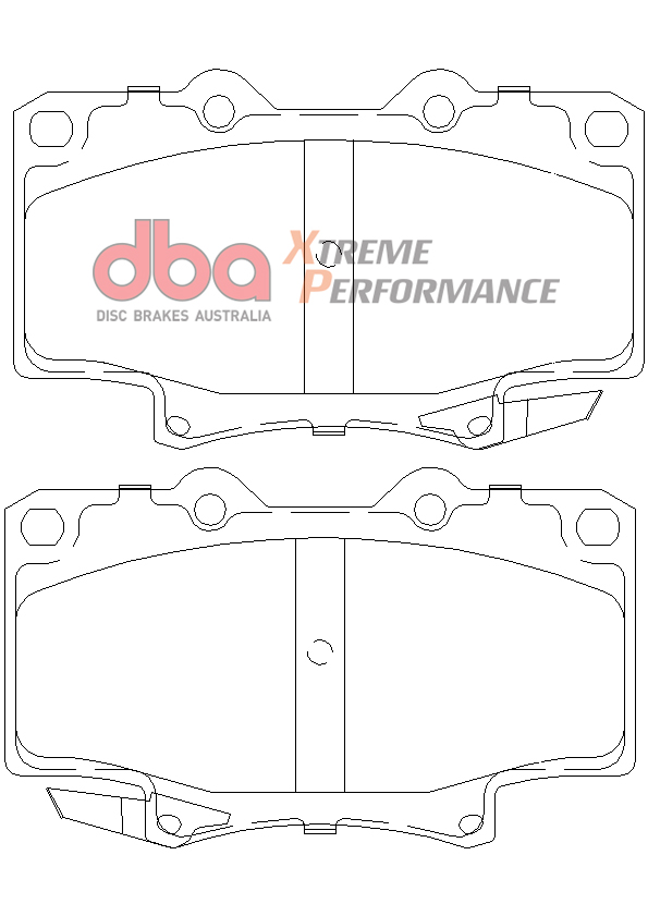 brzdové destičky Discs Brakes Australia Xtreme Performance DB1199XP