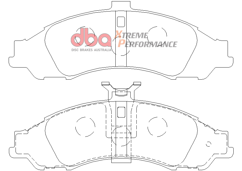 brzdové destičky Discs Brakes Australia Xtreme Performance DB1331XP