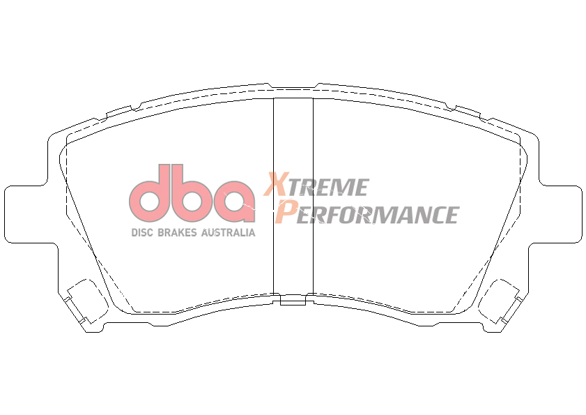 brzdové destičky Discs Brakes Australia Xtreme Performance DB1342XP
