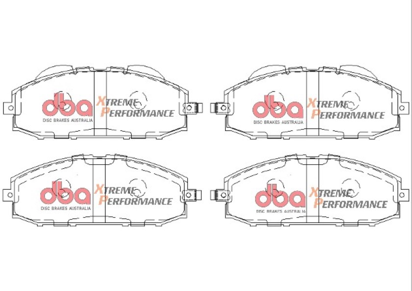 brzdové destičky Discs Brakes Australia Xtreme Performance DB1361XP