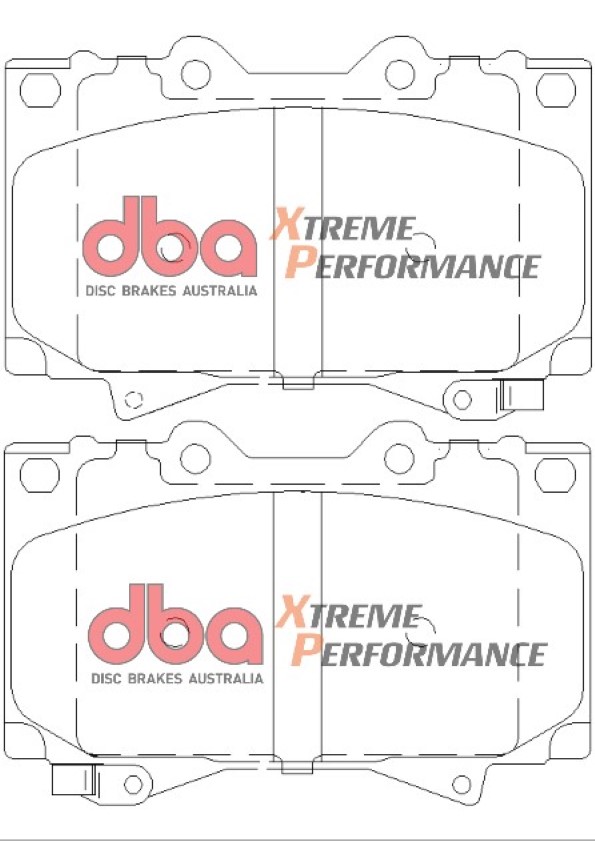 brzdové destičky Discs Brakes Australia Xtreme Performance DB1365XP