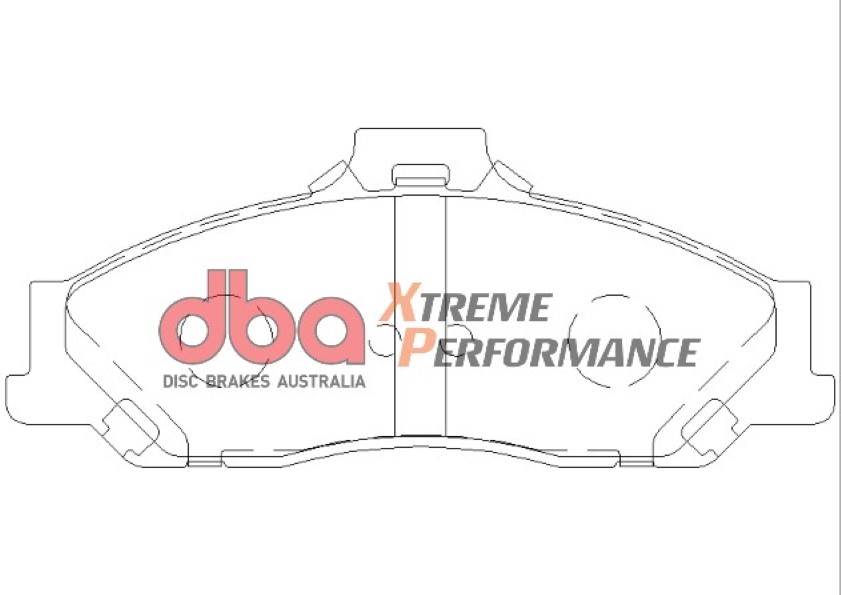 brzdové destičky Discs Brakes Australia Xtreme Performance DB1366XP
