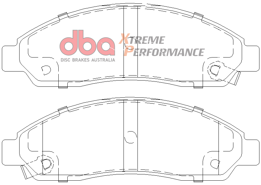 brzdové destičky Discs Brakes Australia Xtreme Performance DB1468XP