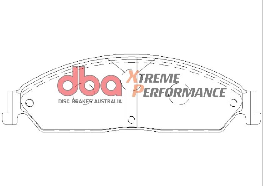 brzdové destičky Discs Brakes Australia Xtreme Performance DB1473XP