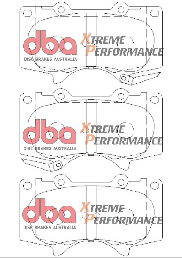 brzdové destičky Discs Brakes Australia Xtreme Performance DB1482XP