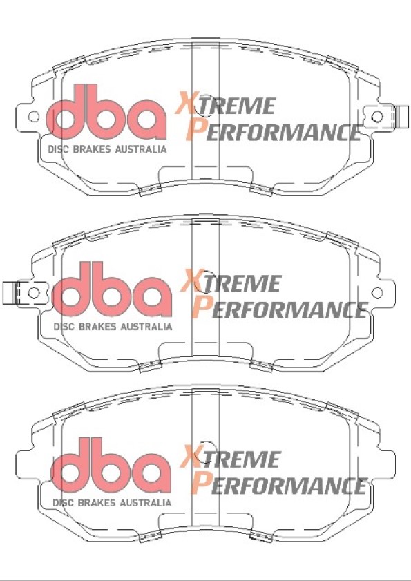brzdové destičky Discs Brakes Australia Xtreme Performance DB1491XP