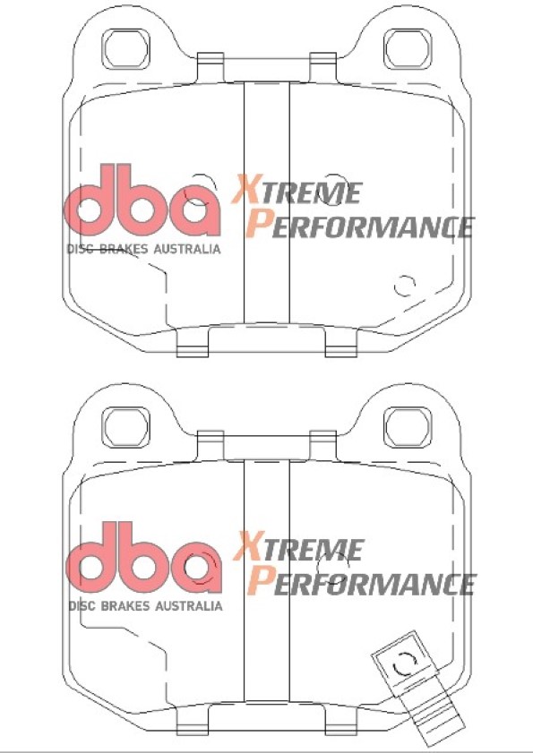 brzdové destičky Discs Brakes Australia Xtreme Performance DB1521XP
