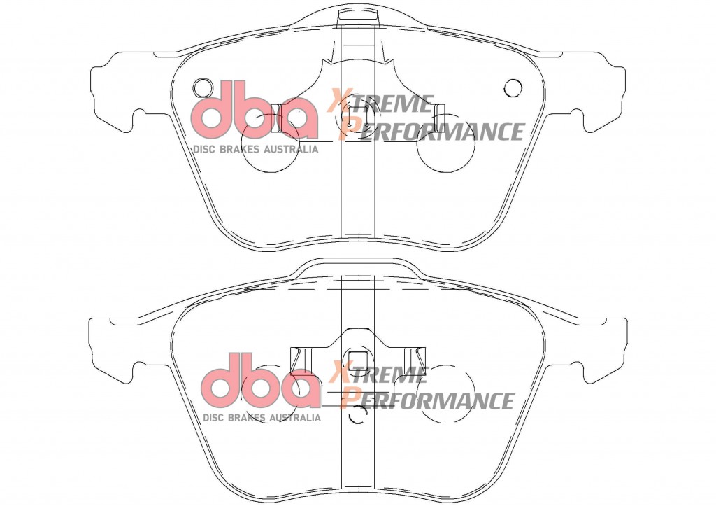 brzdové destičky Discs Brakes Australia Xtreme Performance DB1658XP