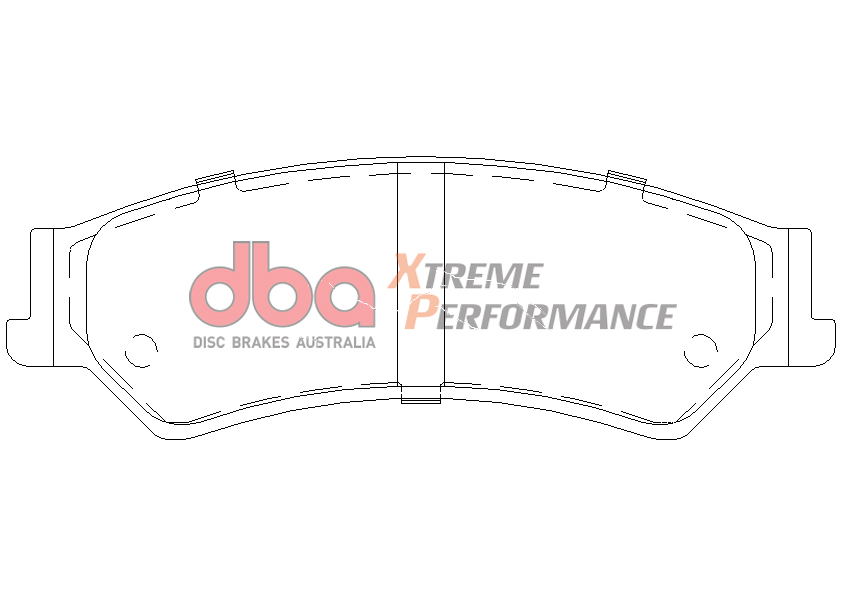 brzdové destičky Discs Brakes Australia Xtreme Performance DB1675XP