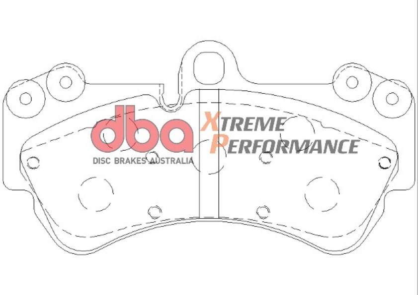 brzdové destičky Discs Brakes Australia Xtreme Performance DB1676XP