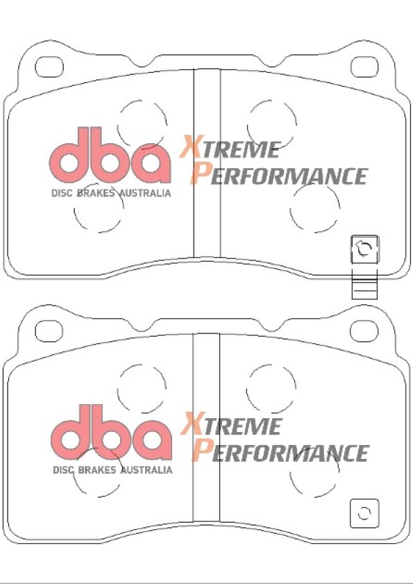 brzdové destičky Discs Brakes Australia Xtreme Performance DB1678XP